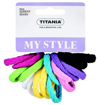 Фото Резинки для волос Titania 7827 STYLE mix, 16 шт. (Резинки)