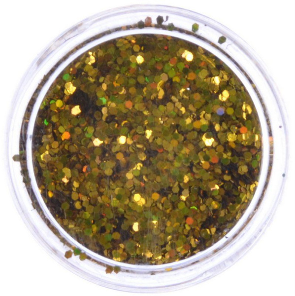 Фото Пыль для дизайна ногтей Yoko Y 6886-1/32, янтарь (Пыль для дизайна ногтей)