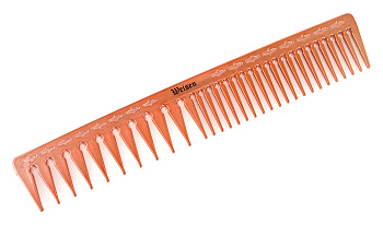 Гребень для окрашивания Weisen CB120-GOLD, комбинированный, 20 см, красное золото