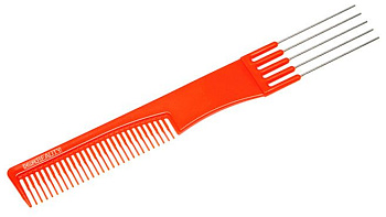 Расческа для начеса Dewal Beauty DBO6506 с металлическими зубцами, 19 см