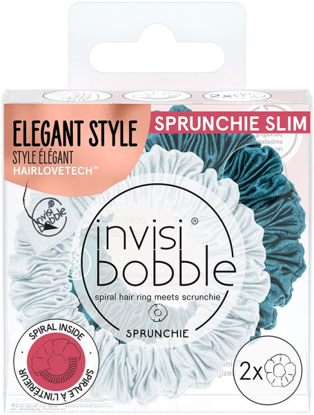 Фото Резинка-браслет для волос invisibobble SPRUNCHIE SLIM Cool as Ice 3320 (Резинки)