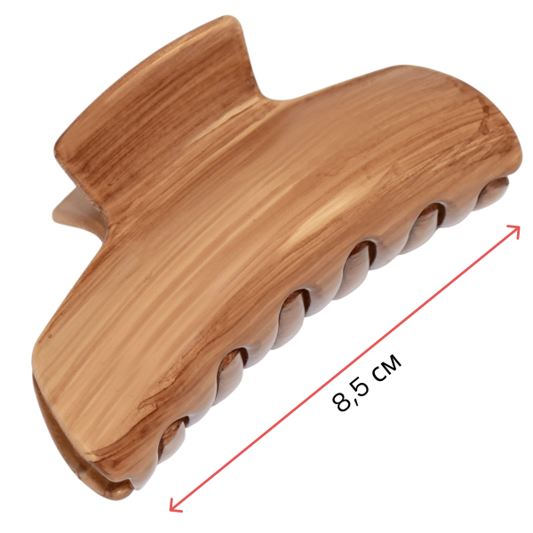 Фото Заколка-краб для волос Weisen WSAN-1168 Светло-коричневый, 1 шт. (Заколки)