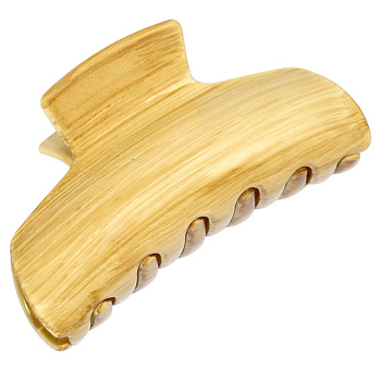 Заколка-краб для волос Weisen WSAN-1168 Горчичный, 1 шт.