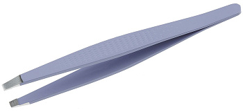 Пинцет косметический Dewal Beauty TW-80FY с ребристой вставкой, 9,5 см