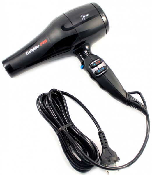 Фото Профессиональный фен для волос BaByliss Pro Tiziano BAB6310E/6310RE 2100 Вт, 2 насадки (Фены)