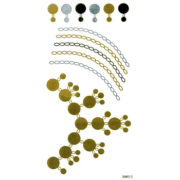 Татуировки переводные Ellis Cosmetic EC GHM 013