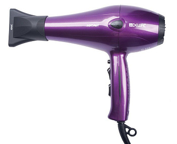 Фен DEWAL Forsage 03-106 Purple пурпурный 2200 Вт, 2 насадки