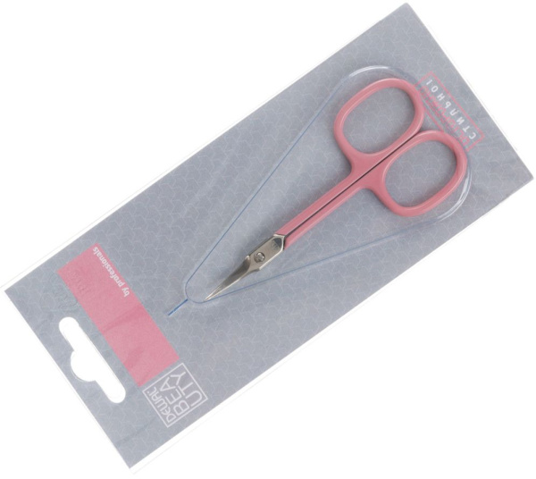 Фото Ножницы маникюрные для кутикулы Dewal Beauty 331, розовый, 9 см (Ножницы маникюрные)