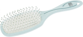 Щётка массажная Dewal Beauty Eco-Friendly DBEF3-Aqua прямоугольная, с нейлоновым штифтом