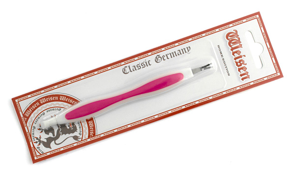 Фото Триммер для удаления кутикулы с пушером Weisen RRK-706 Pink, розовый (Триммеры для кутикул)