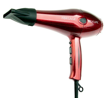 Фен DEWAL Forsage 03-106 Red красный 2200 Вт, 2 насадки