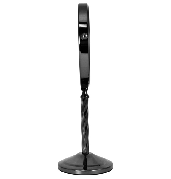 Фото Зеркало настольное Weisen WS-C18-BN, черный никель, 10Х-увеличение, d 15 см, h 29,5 см (Зеркала настольные)