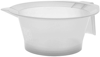 Чаша для краски Dewal Beauty DBHS47grey для краски с резинкой на дне, 260 мл