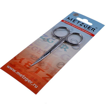 Ножницы METZGER CS-1/8-S(CVD) для кожи изогнутые, ручная заточка