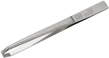 Пинцет для бровей YES 96114 узкий прямой, 8 см