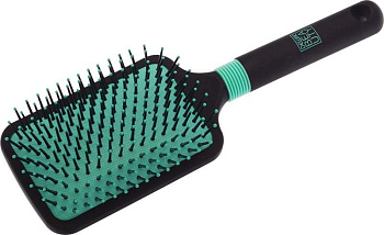 Щётка массажная Dewal Beauty DBBZ3 "Бирюза" 13 рядов, с нейлоновым штифтом