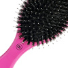 Фото Щетка для волос Olivia Garden EXPERT CARE OVAL Boar&Nylon Bristles Silver ID2034, розовая (Расчёски и щётки)
