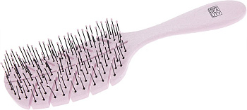 Щётка Dewal Beauty DBEF1-Lilac продувная Eco-Friendly форма листик, с нейлоновым штифтом