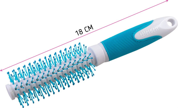 Фото Расчёска Weisen BRP-4519 круглая мини, 18 см (Брашинги)