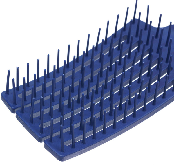 Фото Щетка BRA2303 продувная Dewal серия AKVAREL с нейлоновым штифтом, подвижными ламелями,7 рядов (Расчёски и щётки)