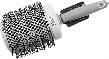 Термобрашинг для укладки волос Olivia Garden EXPERT BLOWOUT SHINE ID2008 OGBCI80 White Grey, 80 мм