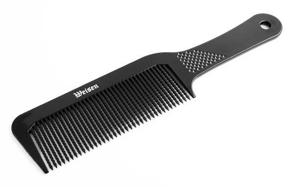 Фото Гребень для стрижки под машинку Weisen ABS-75439 Black, 24 см, черный (Гребни)