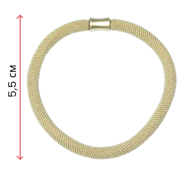 Фото Резинки для волос Weisen WSNA-1217-2 бежевые, 2 шт (Резинки)