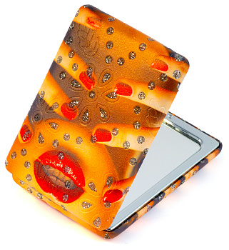 Зеркало компактное Weisen WSPK-133-4 Маникюр, прямоугольное, 8,5х6 см