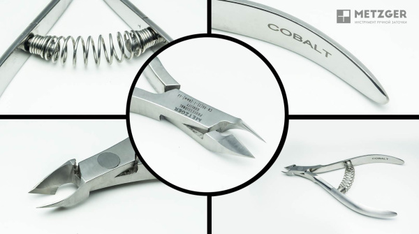 Фото Кусачки для кутикулы METZGER CN-06(2)-T(6mm)-LJ Cobalt, пружина (Маникюрные кусачки)