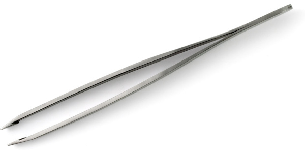 Фото Пинцет Weisen NGHM-003A скошенный, матовый, 9,5 см (Пинцеты для бровей)