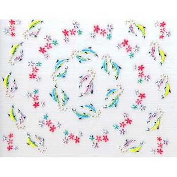 3D Наклейки для ногтей Ellis Cosmetic EC NA 017