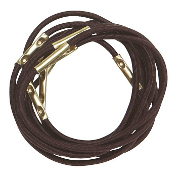 Резинки для волос Dewal RE025 midi коричневые, 10 шт.