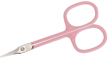 Ножницы маникюрные для кутикулы Dewal Beauty 331, розовый, 9 см