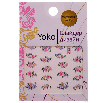 Слайдер-дизайн для ногтей Yoko Y SD-BLE 952