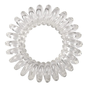 Резинки для волос Dewal Beauty DBR07 пружинка прозрачные, 3 шт.