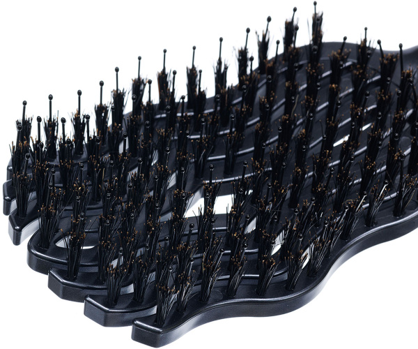 Фото Щетка DEWAL New Flexi BRZ2302, с антистатическим покрытием, комбинированная щетина (нейлон+натуральн (Расчёски и щётки)