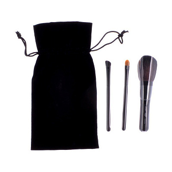 Набор макияжных кистей SW MINI BLACK-3, 3 шт.