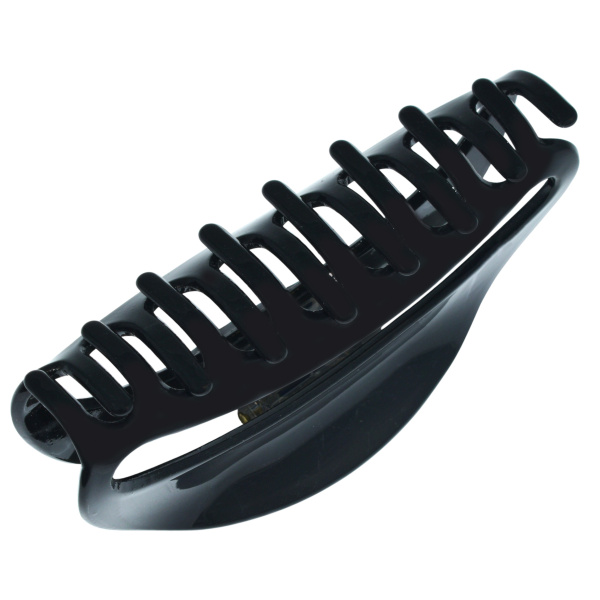 Фото Заколка-краб для волос Weisen WSRJ-838 Черный, средний, 10 см, 1 шт. (Заколки)