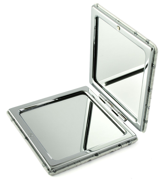 Фото Зеркало компактное Weisen WSPK-144-5 Make-up, квадратное, 7,2х7,2 см (Зеркала карманные)