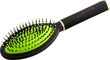 Расчёска массажная Weisen R 9583 PICTA Green, овальная, 24 см