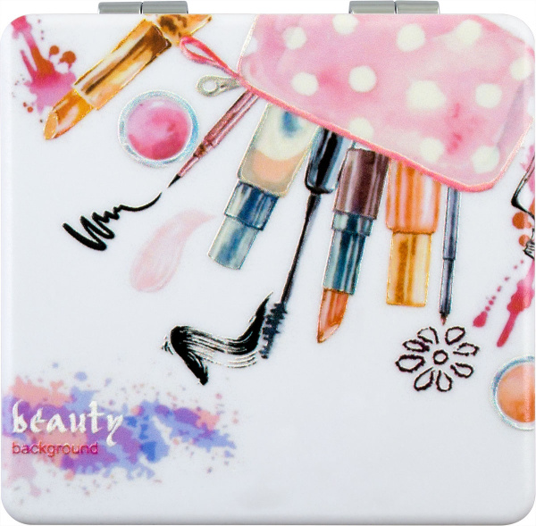 Фото Зеркало компактное Weisen NSA264, 7х7 см (Зеркала карманные)