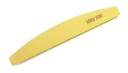 Фото Пилка-баф Weisen WS-1123 yellow, 100/100, желтая, 18 см (Пилочки для ногтей)