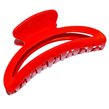 Заколка-краб для волос Weisen WSRJ-839 Красный, средний, 10 см, 1 шт.