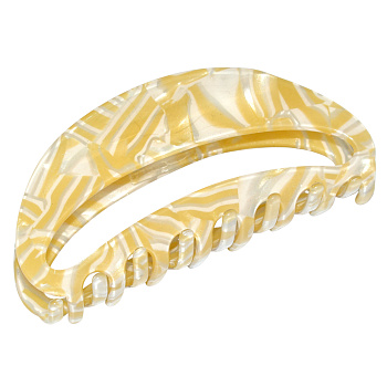 Заколка-краб для волос Weisen WSRJ-838 Бежевый перламутр, средний, 10 см, 1 шт.