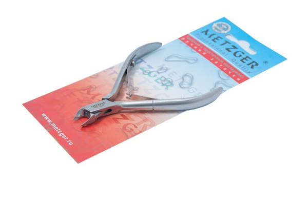 Фото Кусачки для кутикулы METZGER PN-2/3-D (3 mm), ручная заточка (Маникюрные кусачки)