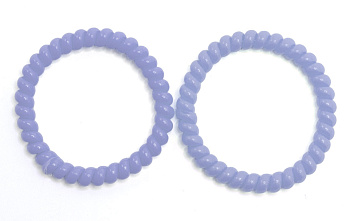 Резинки для волос Weisen Neon Slim WSKG-12K-2, пружинки, голубые, 2 шт.