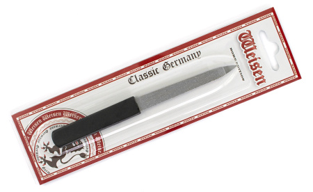 Фото Пилочка для ногтей Weisen RRK-743 металлическая, сапфировое напыление, 14 см (Пилочки для ногтей)