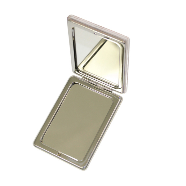 Фото Зеркало компактное Weisen WS-182-3 Блестки, прямоугольное, 8,5х6 см (Зеркала карманные)