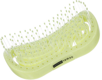 Расческа Dewal Beauty Wave DBEG4-light green, продувная, с нейлоновым штифтом, салатовая