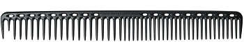 Расческа для стрижки Y.S.PARK YS-G33 soft carbon, с линейкой, карбон